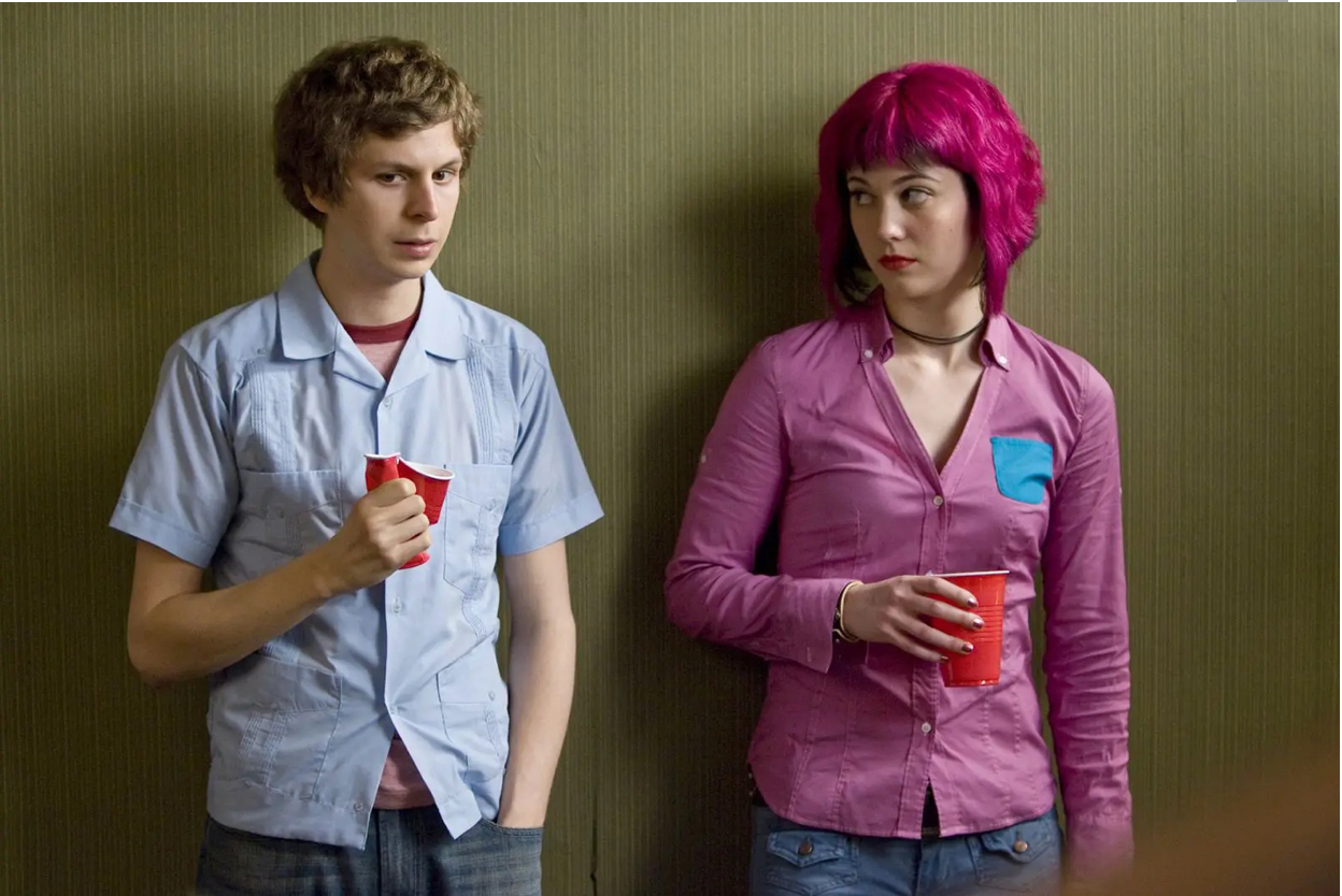 Ramona Flowers in “Scott Pilgrim VS The World” 2010. Image Courtesy of Universal Studios, Marc Platt Productions, Big Talk Productions, Closed on Monday Entertainment, Dentsu, Relativity Media and Scott Pilgrim Productions.